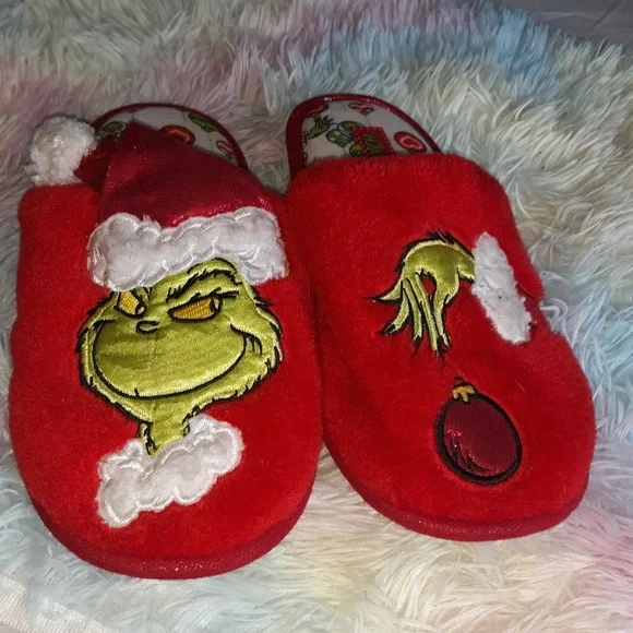 Shoes Dr Seuss Family Grinch Slippers Sizes Toddleradult Poshmark - Main Image
